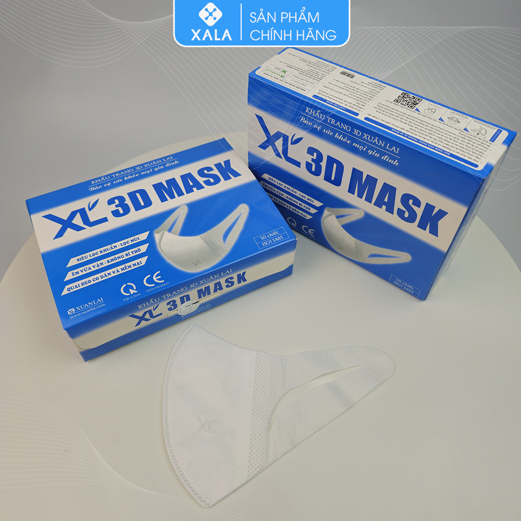 Khẩu trang 3D Xuân Lai (XL 3D Mask) được sử dụng phổ biến hiện nay
