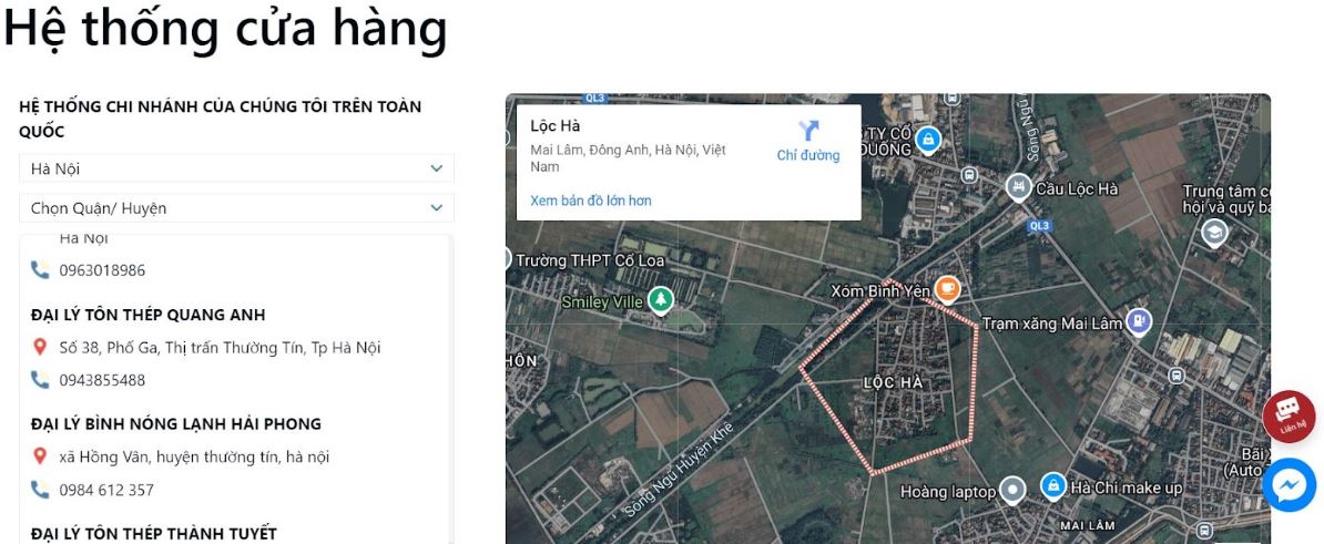 Liên hệ với các cửa hàng chính hãng gần nơi bạn làm việc và sinh sống nhất để được bảo hành