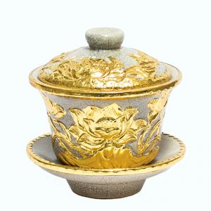 Bát Sâm Dát Vàng Bát Tràng - Phúc Lộc Viên Minh