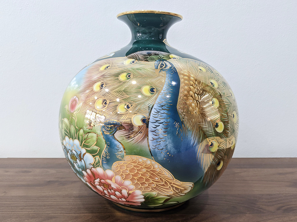 Bình Hút Lộc Công Thành Danh Toại - Gốm Sứ Bát Tràng - Phúc Lộc Viên Minh