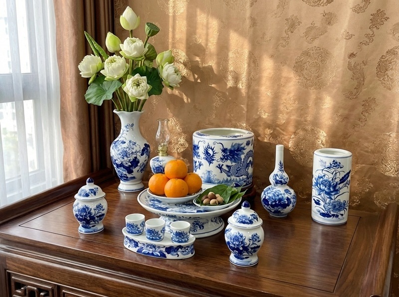 Bộ đồ thờ 6 món cơ bản