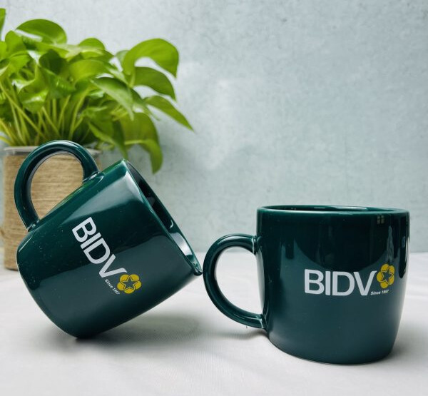Cốc Gốm Sứ In Logo - Gốm Sứ Bát Tràng Cao Cấp