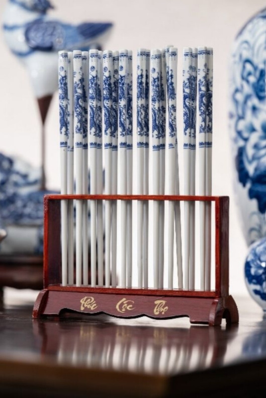 Đũa Thờ Bằng Sứ-Gốm Sứ Phúc Lộc Viên Minh