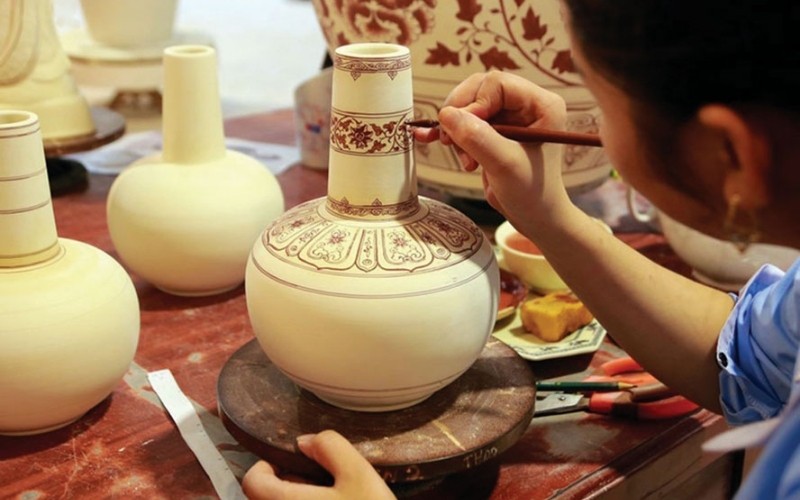 Gốm Sứ Bát Tràng Vẽ Tay - Phúc Lộc Viên Minh