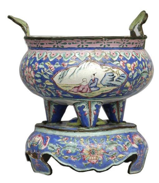 Kỹ Thuật Đồ Pháp Lam Trên Gốm Sứ - Bát Tràng - Phúc Lộc Viên Minh