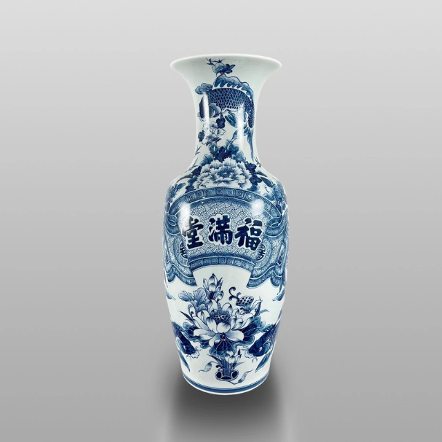 Lộc Bình Phúc Mãn Đường Bát Tràng - Phúc Lộc Viên Minh