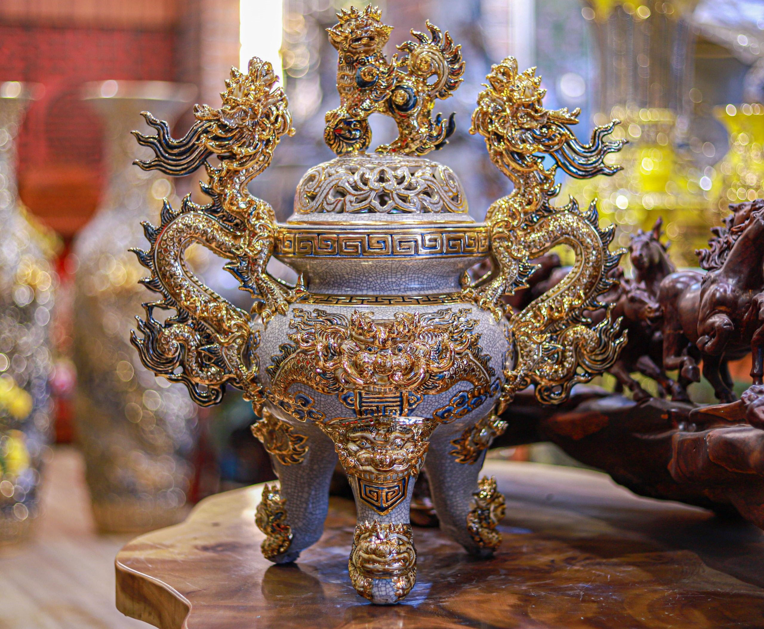 Sản phẩm Men rạn Gốm Sứ Bát Tràng