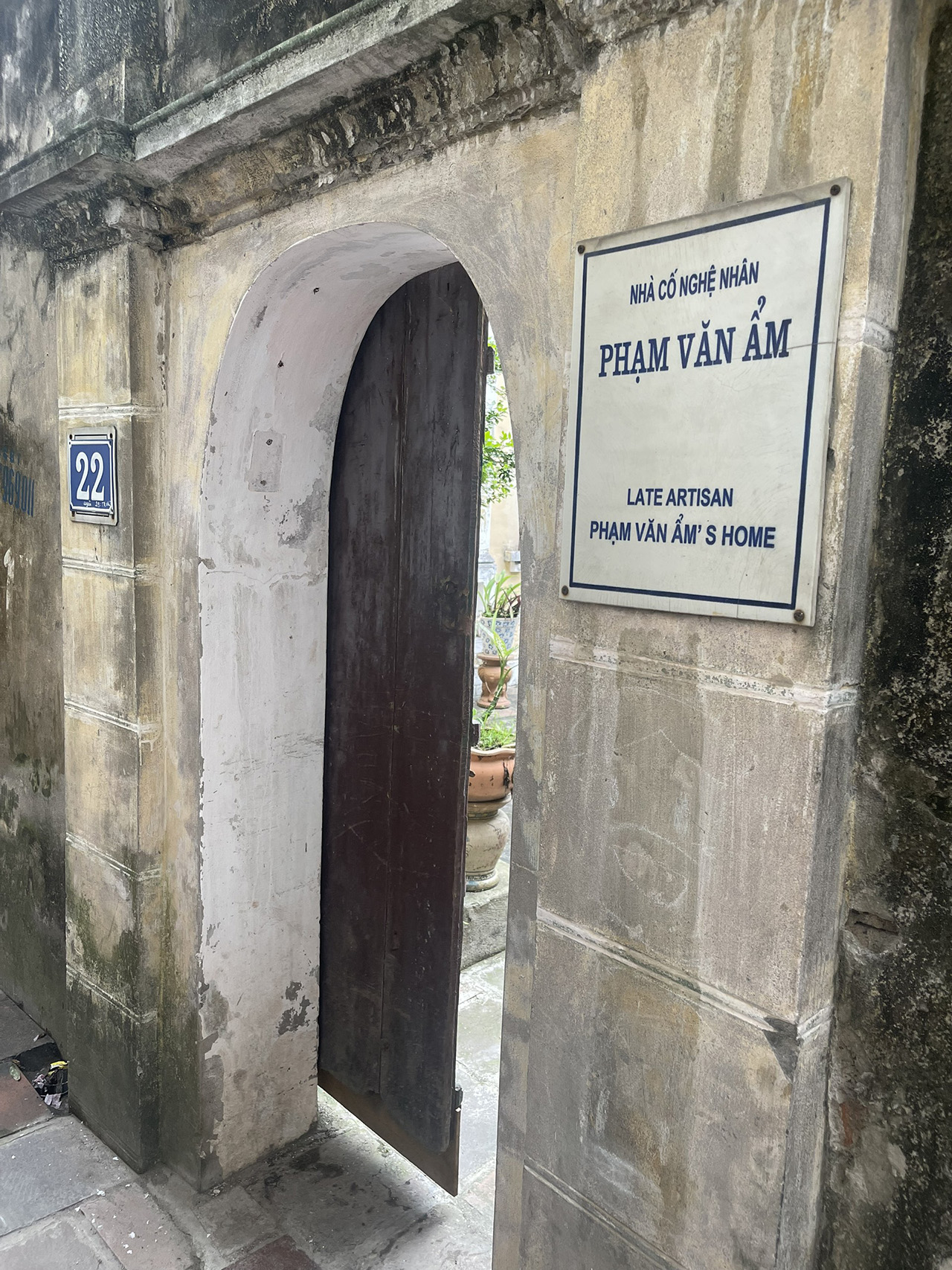 Ngôi nhà cổ của cố Nghệ Nhân Phạm Văn Ẩm