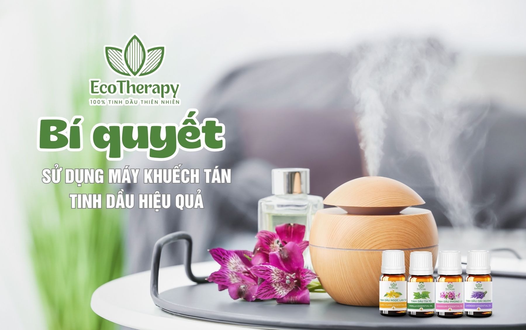 Bí quyết sử dụng máy khuếch tán tinh dầu hiệu quả