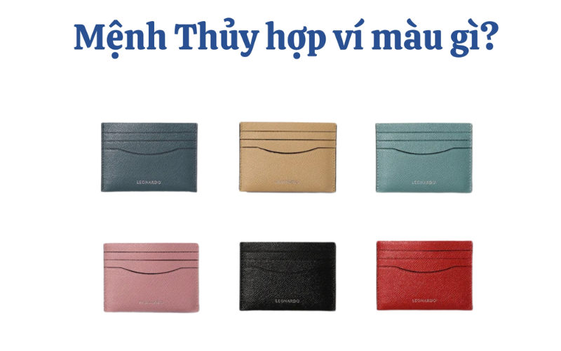 Chọn ví da cho người mệnh thủy hợp nhất hút tài lộc