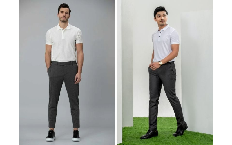 14 Tips phối đồ áo polo nam quần tây lịch lãm chuẩn Quý ông
