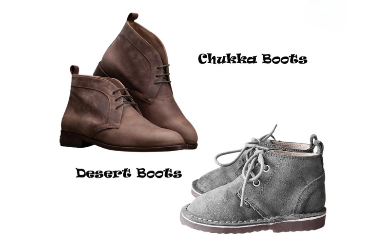 Phân biệt giày Chukka Boots và Desert Boots như thế nào?