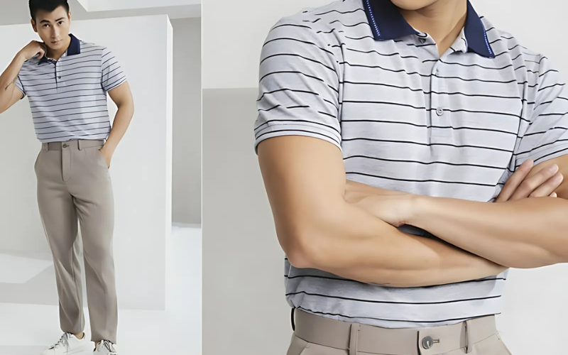 14 Tips phối đồ áo polo nam quần tây lịch lãm chuẩn Quý ông