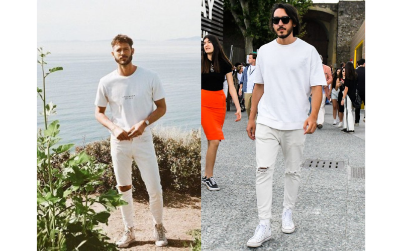 White on white là gì? Cách phối đồ white on white đẹp cho nam