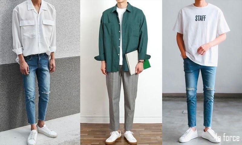 cách phối đồ cho nam gầy