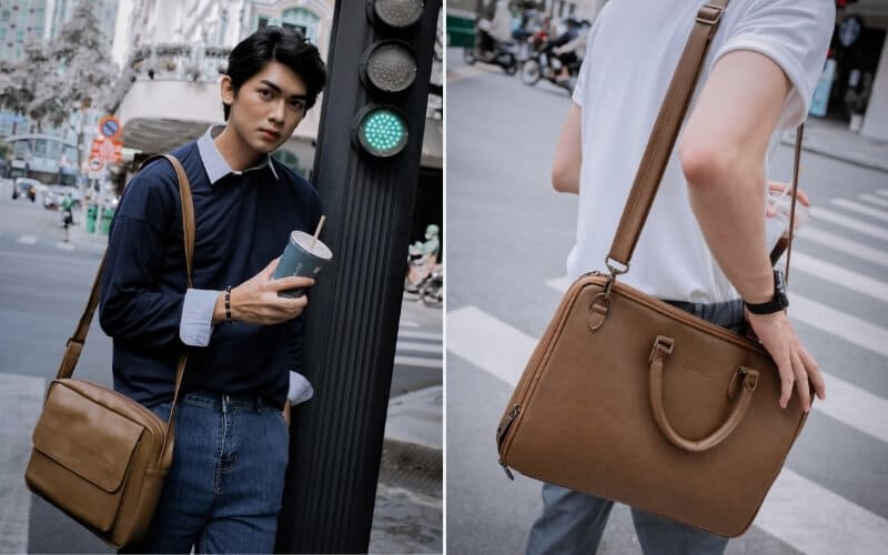 đeo túi chéo sao cho chuẩn 3
