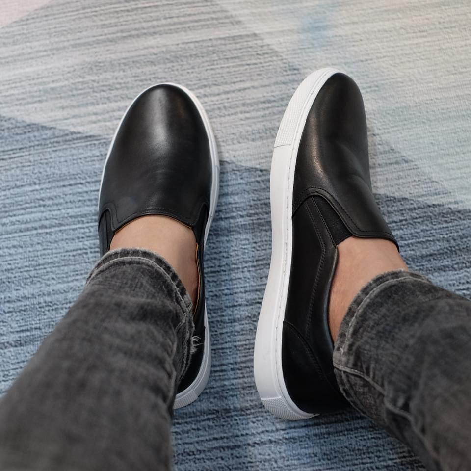 Giày da nam Slip-on