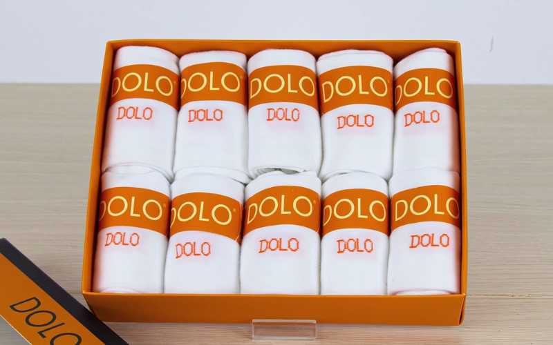 Hộp tất nano bạc chống hôi chân của DOLO