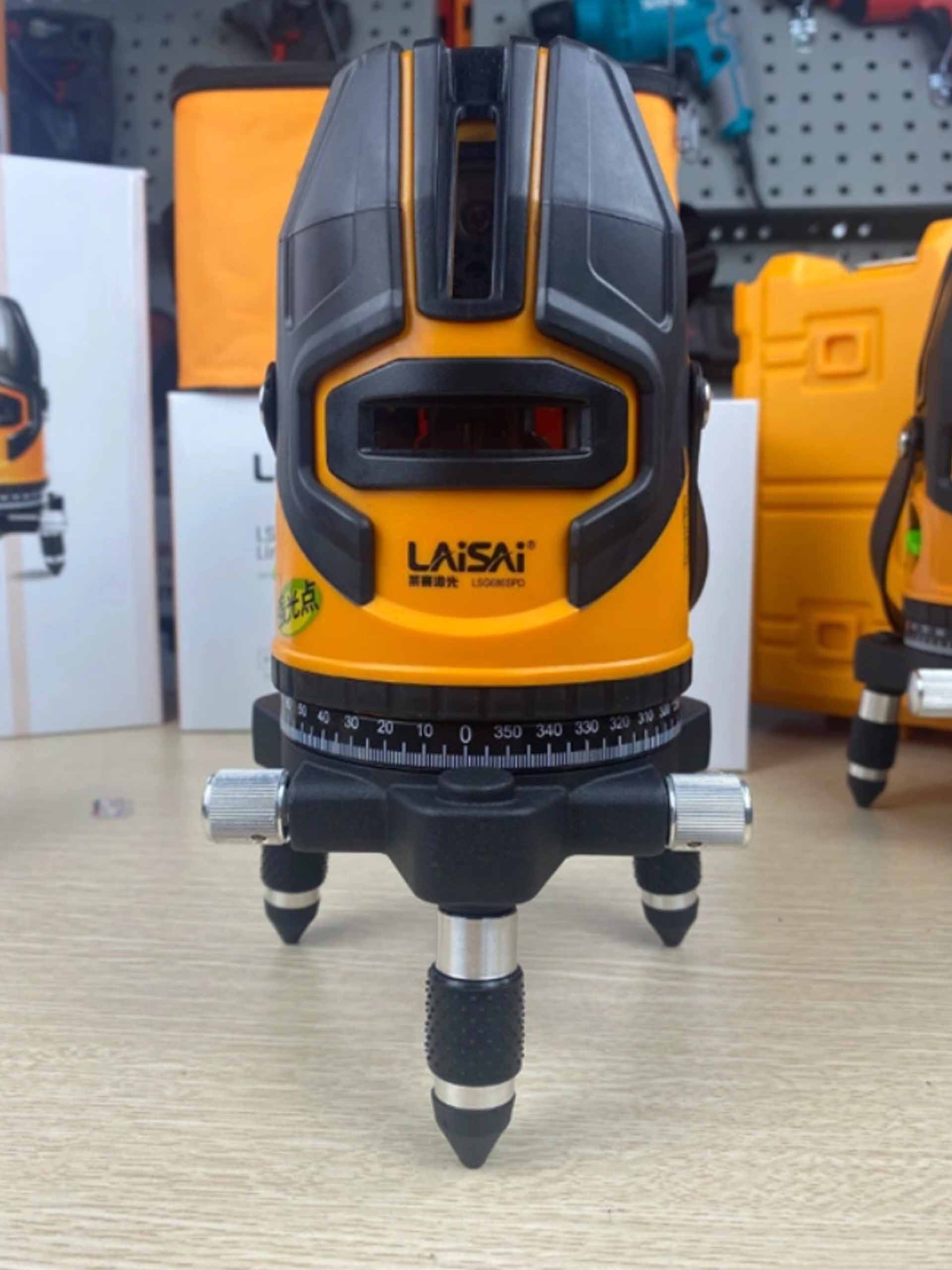 Máy cân bằng laser 5 tia xanh Laisai LSG686SPD