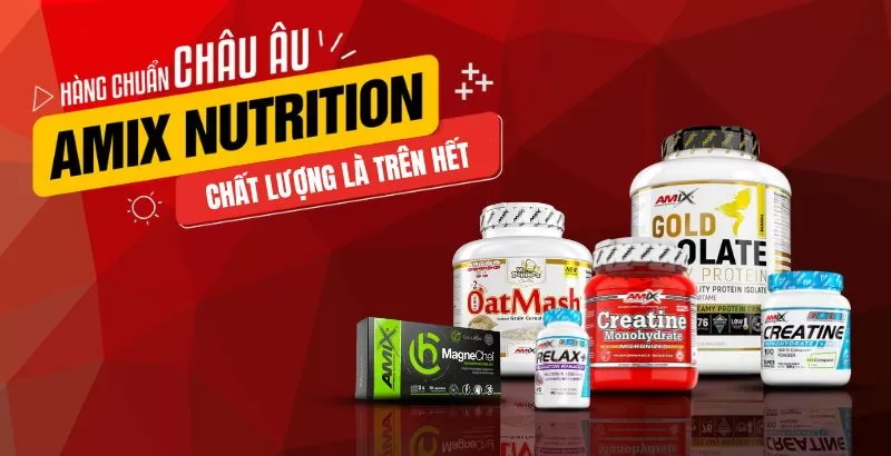 Amix Nutrition - Thương hiệu Châu Âu sở hữu loại Creatine cao cấp nhất hành tinh