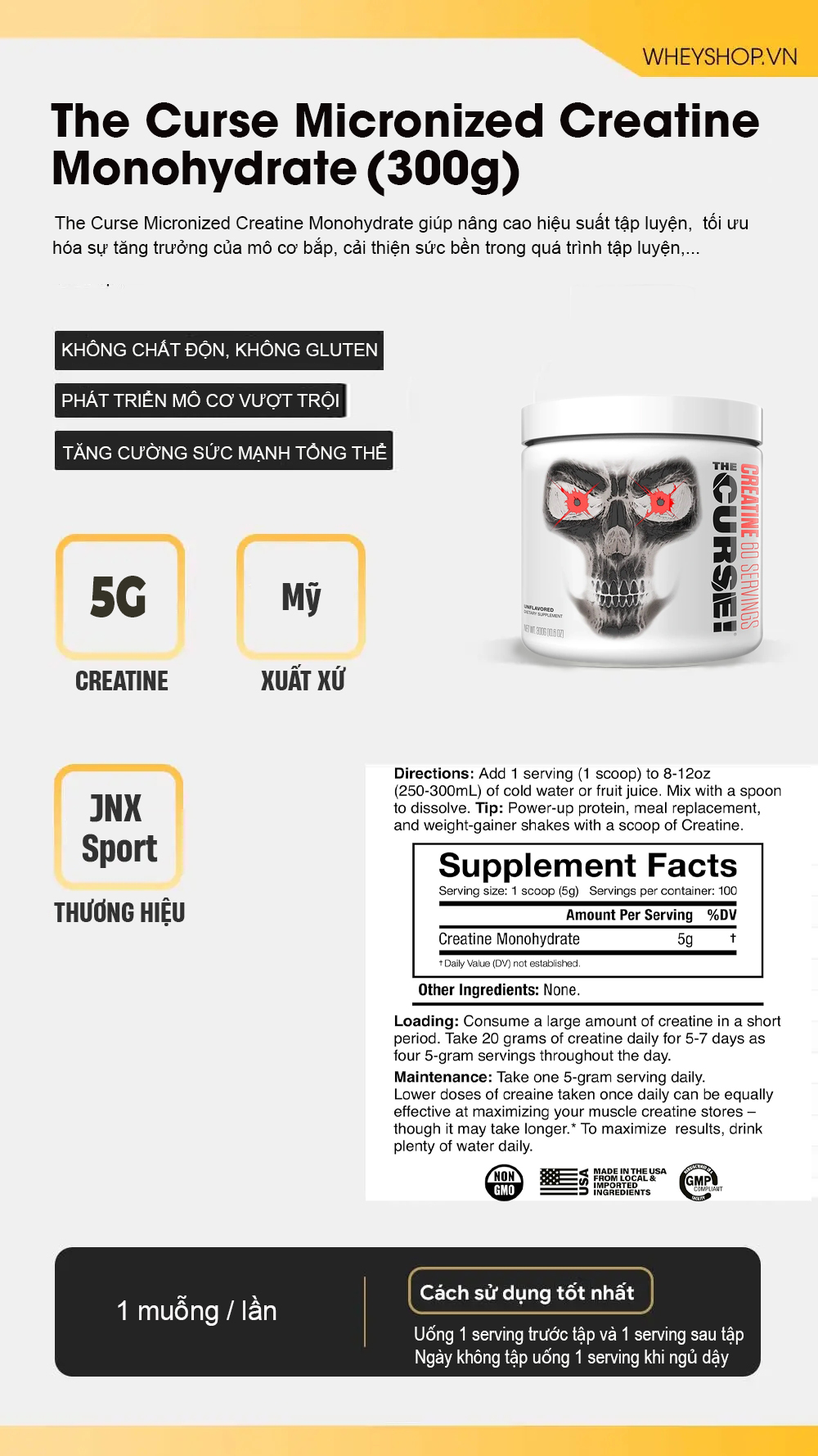 the curse creatine