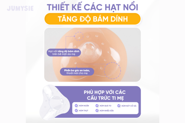 Thiết kế cá hạt nổi giúp tăng độ bám dính