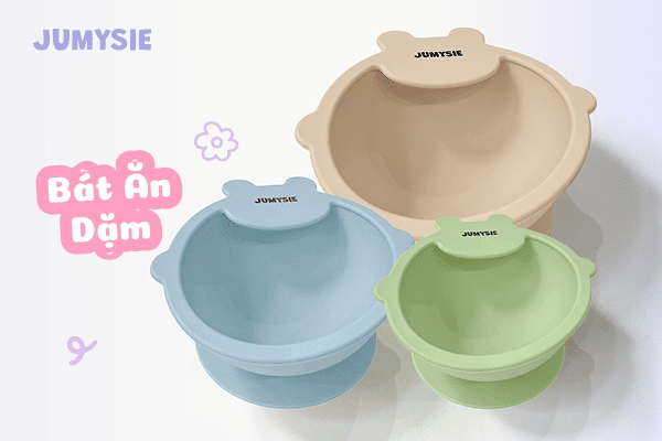 Bát ăn dặm - dụng cụ ăn dặm cho bé 6 tháng