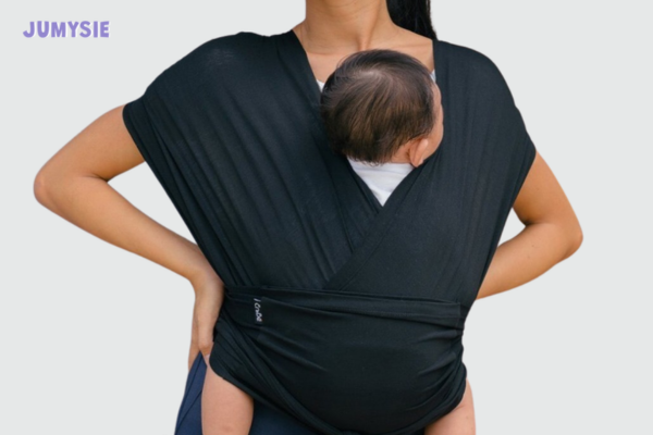Các loại địu cho bé: EmBé Sling, Jumysie,...