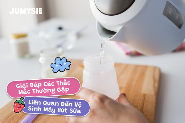 Các câu hỏi về cách vệ sinh máy hút sữa