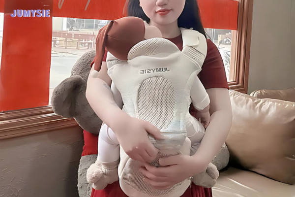 Địu ngồi là loại địu được thiết kế đặc biệt với phần đệm ngồi chắc chắn cho bé