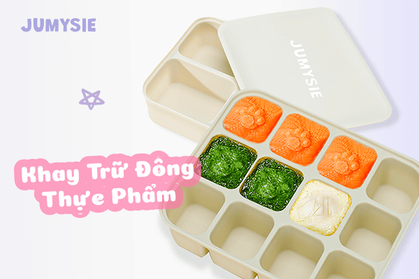 Khay trữ đông thực phẩm an toàn của nhà Jumysie