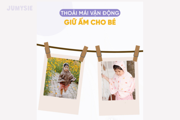 Giúp bé được giữ ấm cơ thể