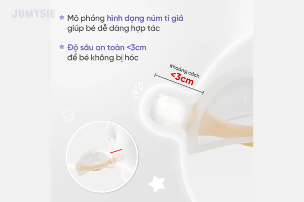 Tinh tế trong thiết kế sản phẩm gặm nướu nắm tay sơ sinh