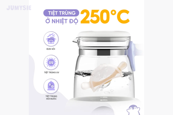 Tiệt trùng gặm nướu nắm tay ở nhiệt độ cao