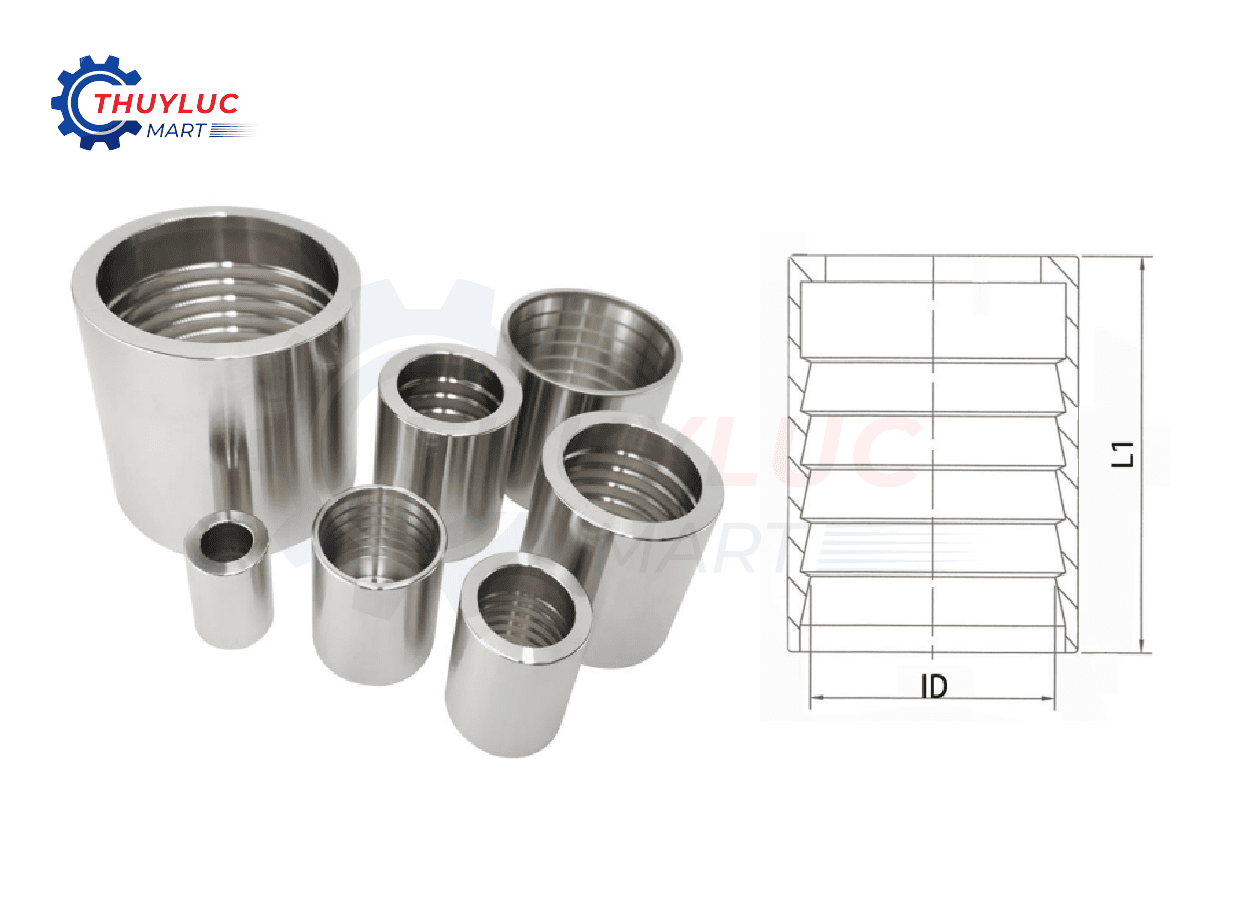 Đầu bấm ống inox (Ferrule Inox) alfagomma