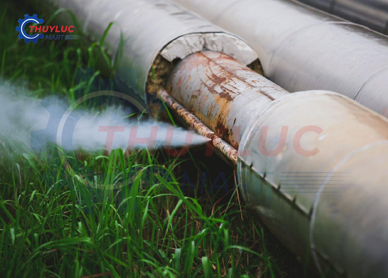 ống thủy lực rò rỉ