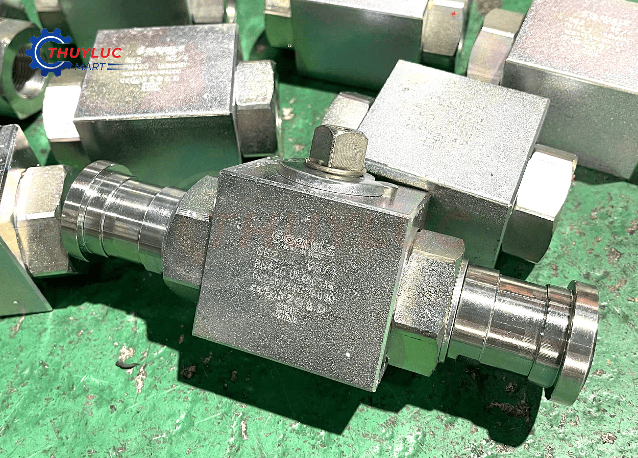 Van cầu thủy lực áp suất cao bằng thép, kết nối ren, dùng cho hệ thống dầu thủy lực công nghiệp