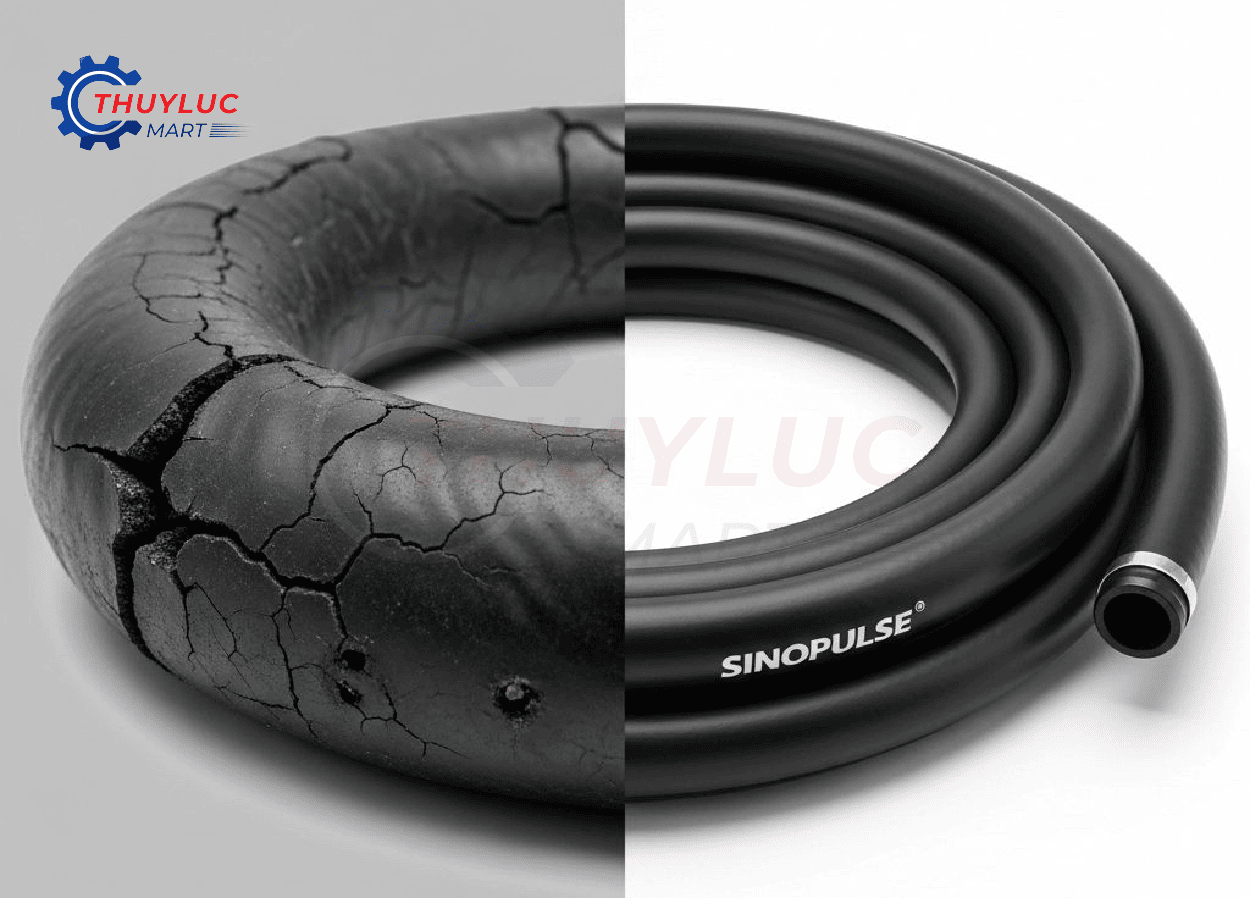 ống mềm sinopulse đạt chuẩn an toàn cho xe cơ giới
