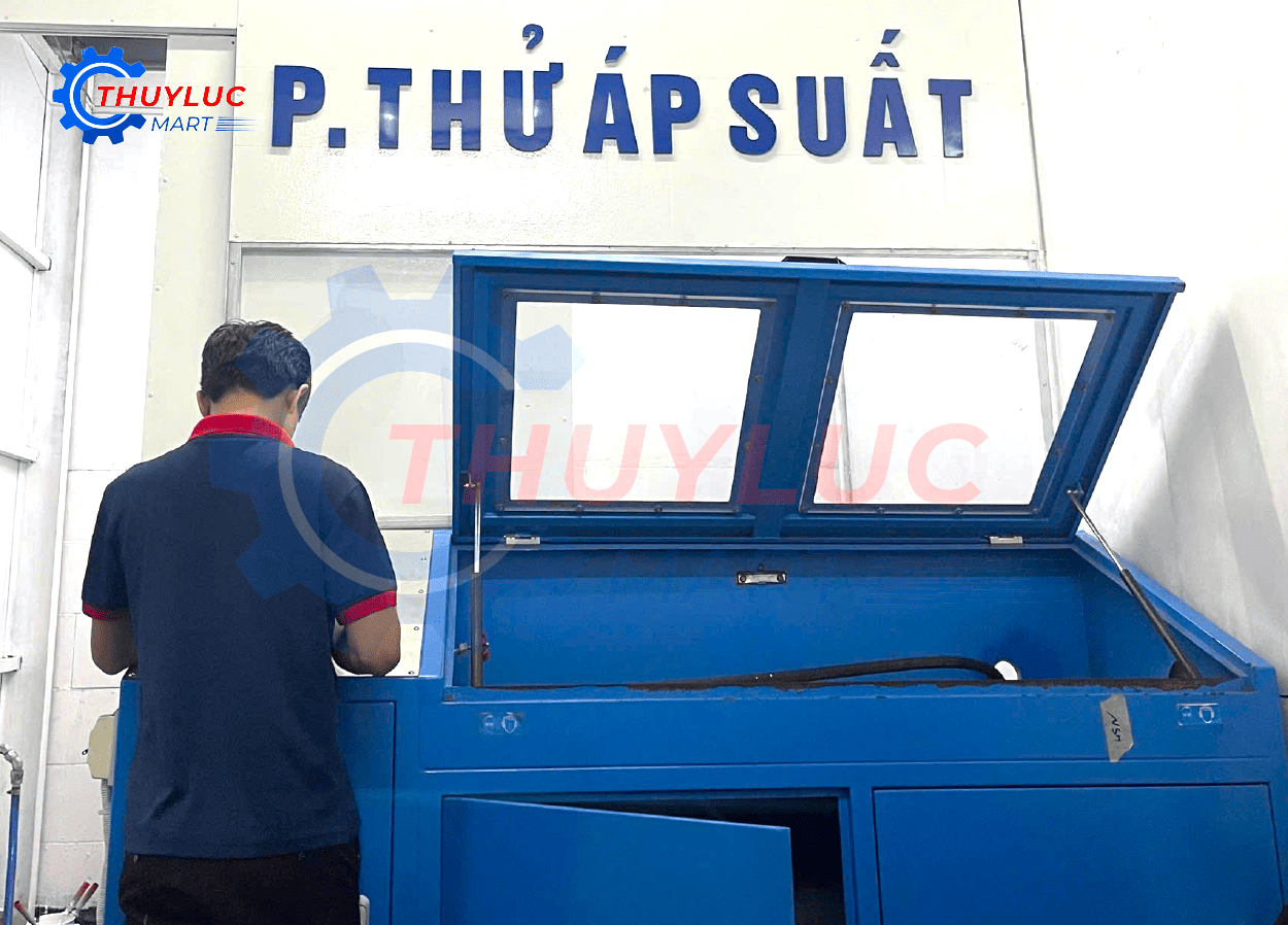 phòng test áp tại thủy lực mart
