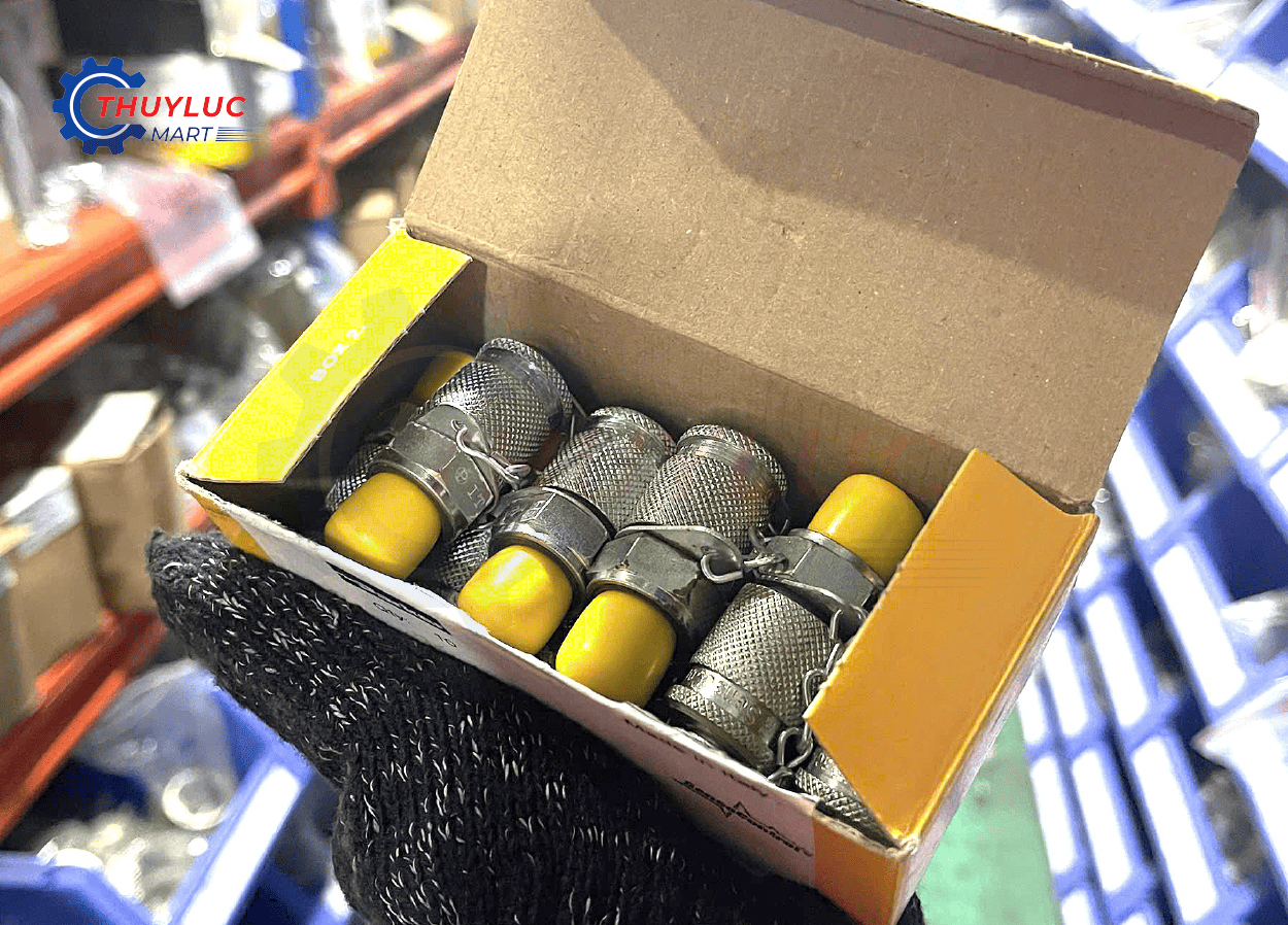 Đầu test Parker ren NPT – phụ kiện đo áp trong hệ thống thủy lực