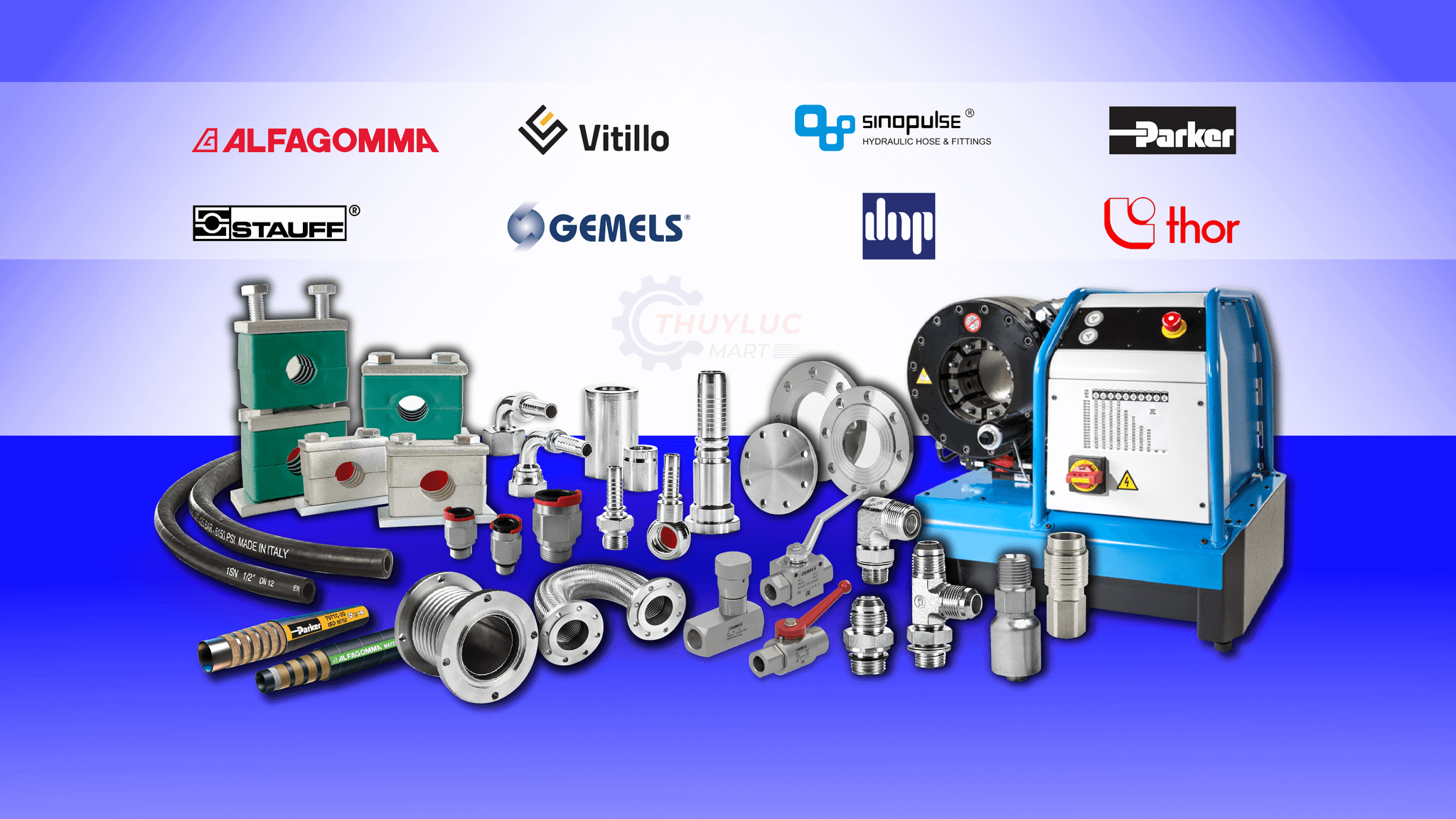 phụ kiện thủy lực đầu nối inox316