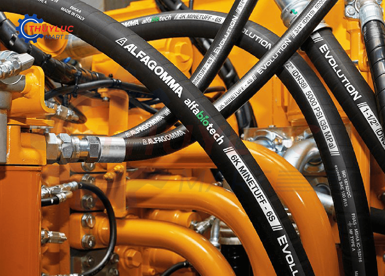 Ống mềm tuy ô thủy lực châu Âu chính hãng Alfagomma tại Việt Nam