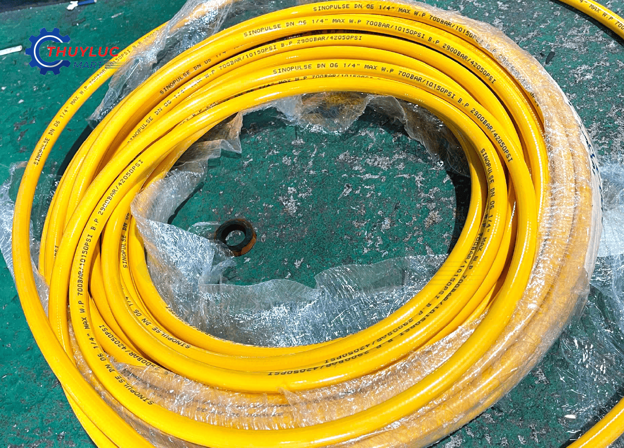 Cuộn ống Sinopulse DN06 1/4 inch áp lực cao 700 bar tại kho thủy lực TP HCM