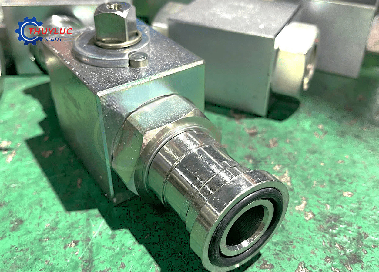 Van cầu Gemels inox ren ngoài độ bền cao, chống rò rỉ dầu