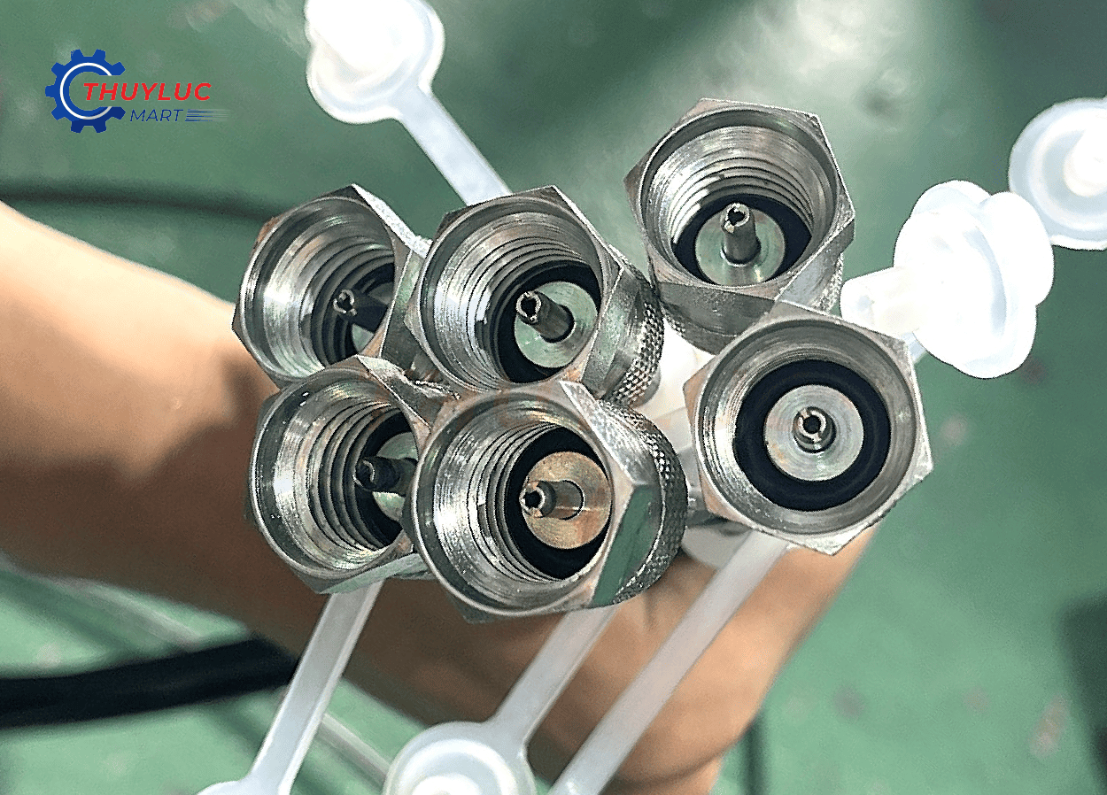 Phụ kiện bộ test áp suất thủy lực đủ size – hàng có sẵn tại Thủy Lực Mart