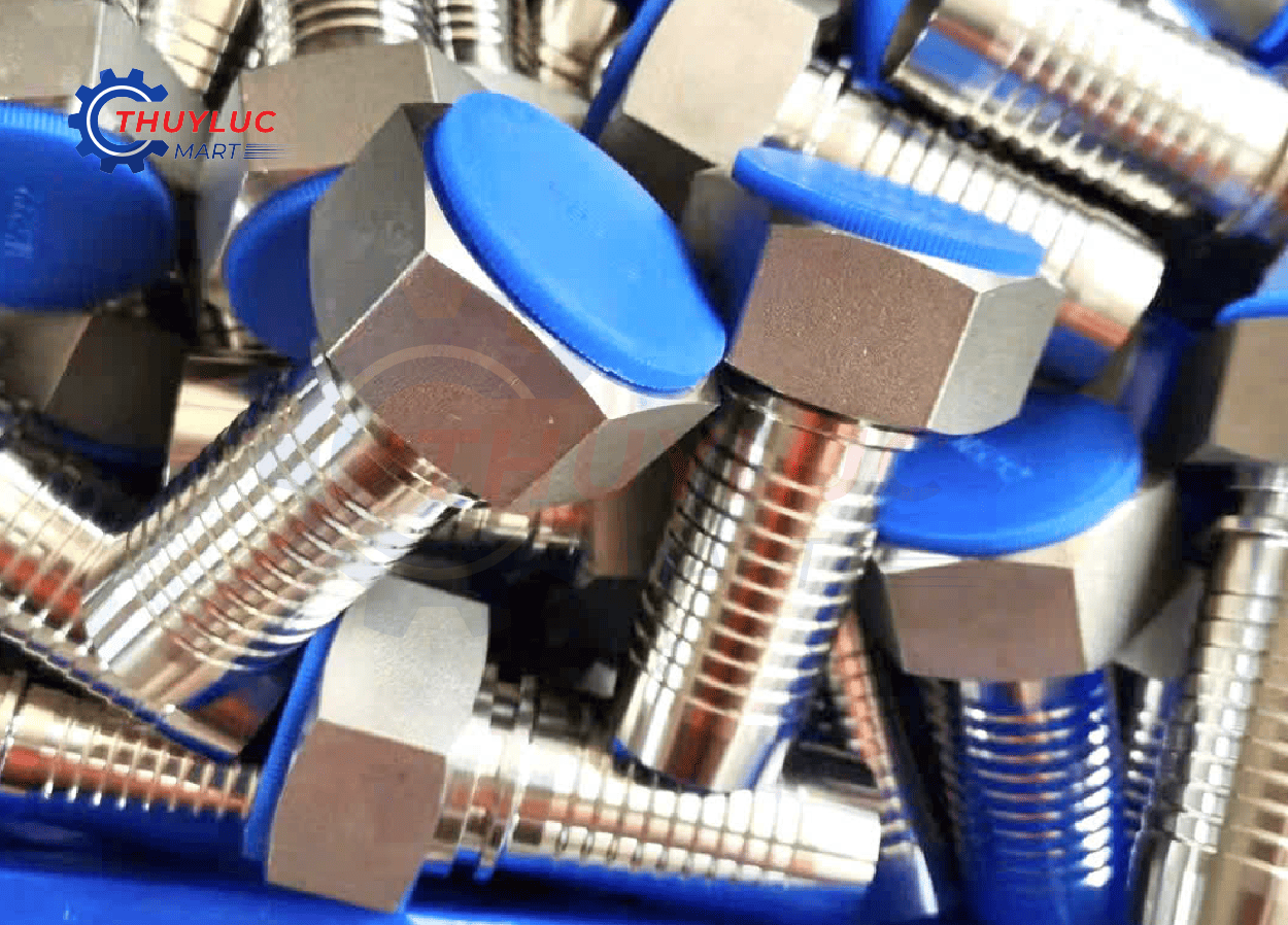 Đầu inox bấm ống thủy lực thẳng inox 304 sẵn kho Hà Nội nhiều mã