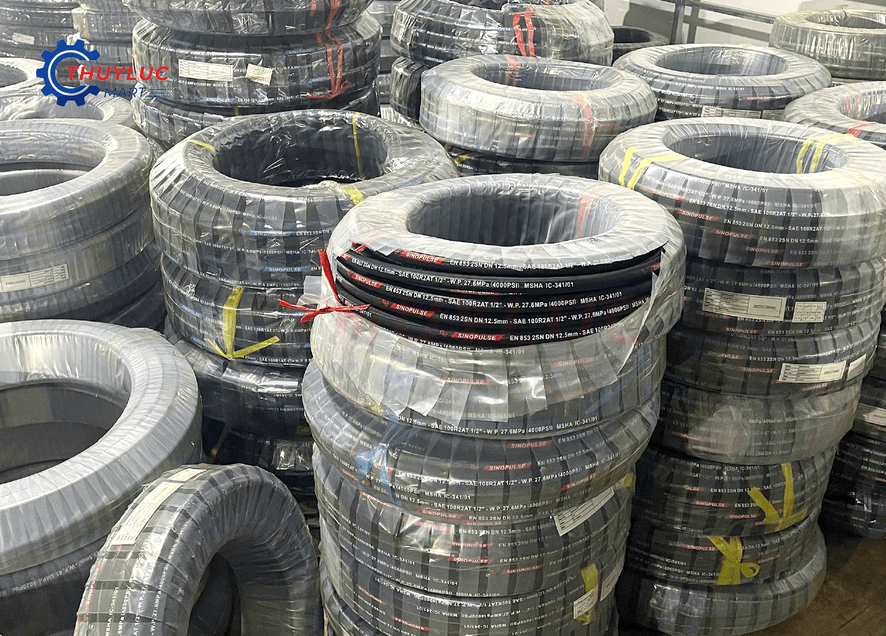 Kho ống mềm tuy ô thủy lực sinopulse tại TP HCM của Thủy Lực Mart