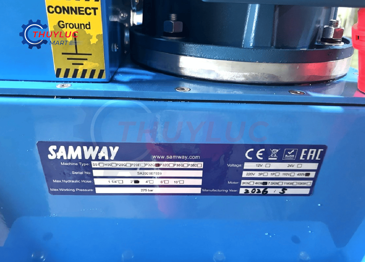 Máy bấm ống Samway P32Q sẵn hàng tại HCM-02