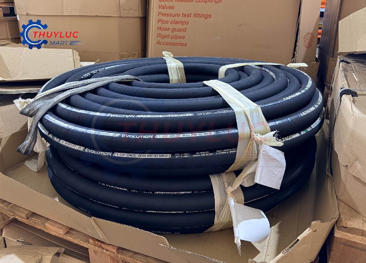 Cuộn ống thủy lực chính hãng Alfagomma alfabiotech 6k minetuff 1.1/4 inch