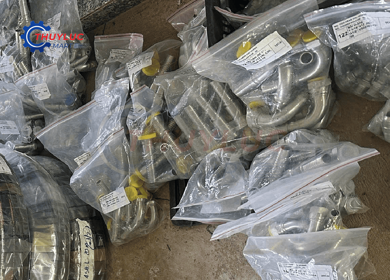 đầu nối thủy lực và phụ kiện bấm ống chuẩn kỹ thuật cho cửa hàng